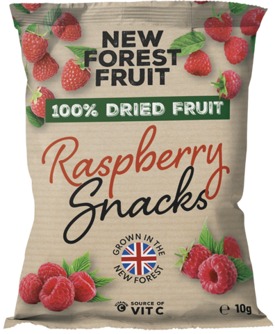 Raspberry Fruit Snacks - New Forest Fruit Snacks