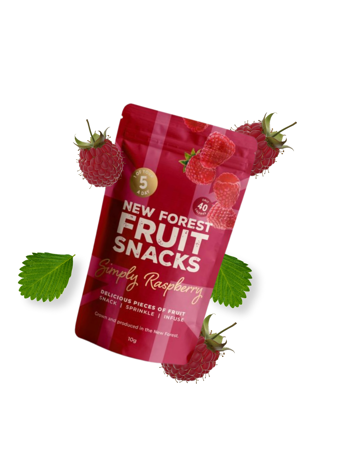 Snack Betch Raspberry Raspberry Fruit Snacks - New Forest Fruit Snacks