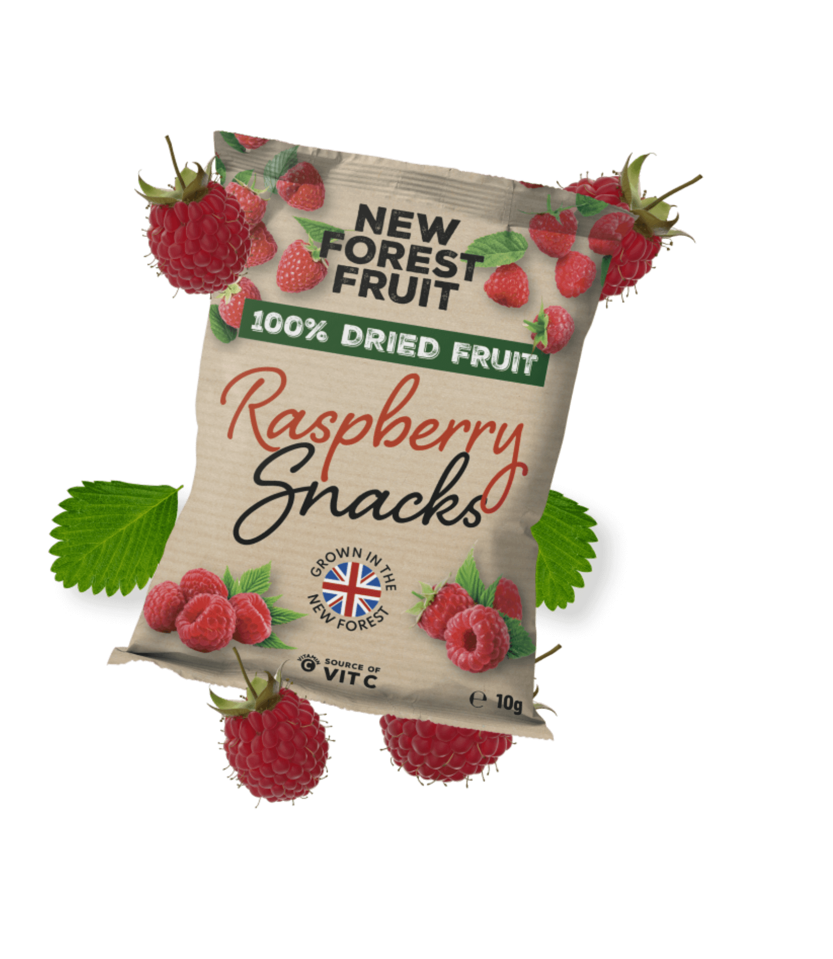 Raspberry Fruit Snacks - New Forest Fruit Snacks