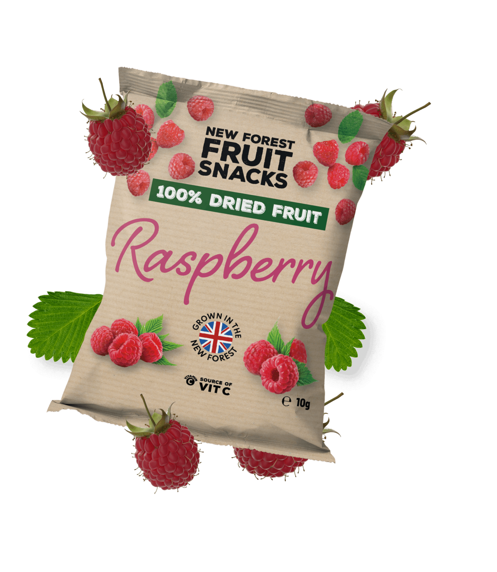 Raspberry Fruit Snacks - New Forest Fruit Snacks