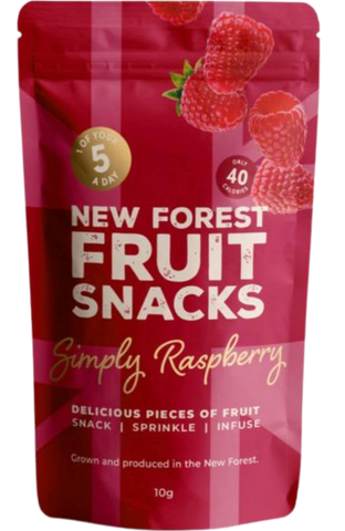 Raspberry Fruit Snacks - New Forest Fruit Snacks